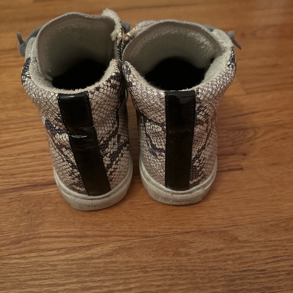 Snakeskin P448 High Tops-size 38 or US 8 - Picture 5 of 5